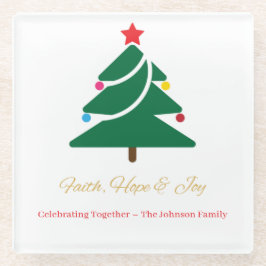 Christmas Coaster Glasuntersetzer