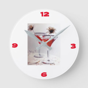 **CHRISTMAS COCKTAIL** RUNDSCHALTEN RUNDE WANDUHR