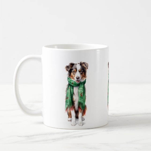 Christmas Collie, Border Collie, australische Scha Kaffeetasse (Links)