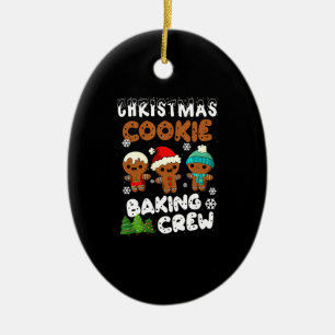 Christmas Cookie Baking Crew Christmas present Keramik Ornament