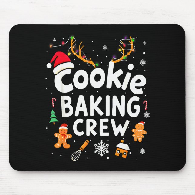 Christmas Cookie Baking Crew Family Baking Team Fu Mousepad (Vorne)