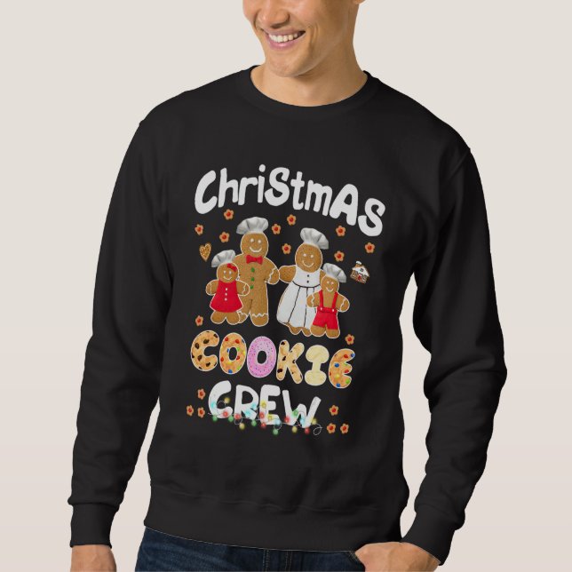 Christmas Cookie Crew Matching family Sweatshirt (Vorderseite)
