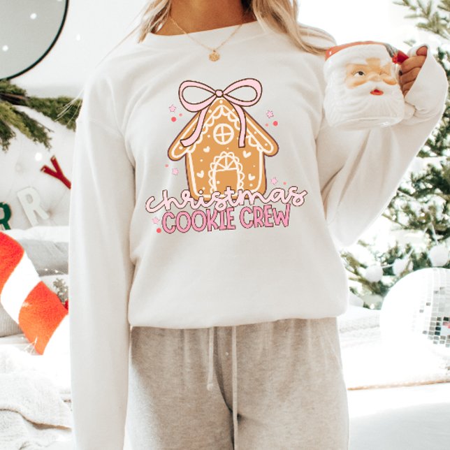 Christmas Cookie Crew pink Coquette Sweatshirt (Von Creator hochgeladen)
