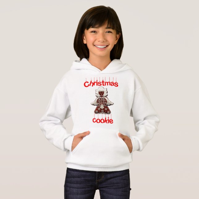 CHRISTMAS COOKIE Gag Ugly Sweater Girl's Pullover (Vorne ganz)