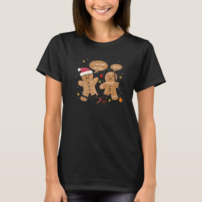 Christmas Cookie Gingerbread Oh Snap Baking Team B T-Shirt (Vorderseite)
