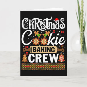 Christmas Cookie King Crew - Lustiger Koch Karte