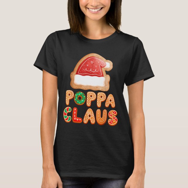 Christmas Cookies Baking Ppa Claus Family Matching T-Shirt (Vorderseite)