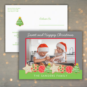 CHRISTMAS COOKIES FOTO POSTCARD POSTKARTE