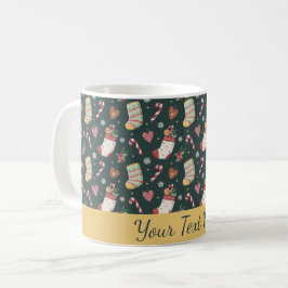 Christmas Cookies & Stockings Personalized Mug Kaffeetasse