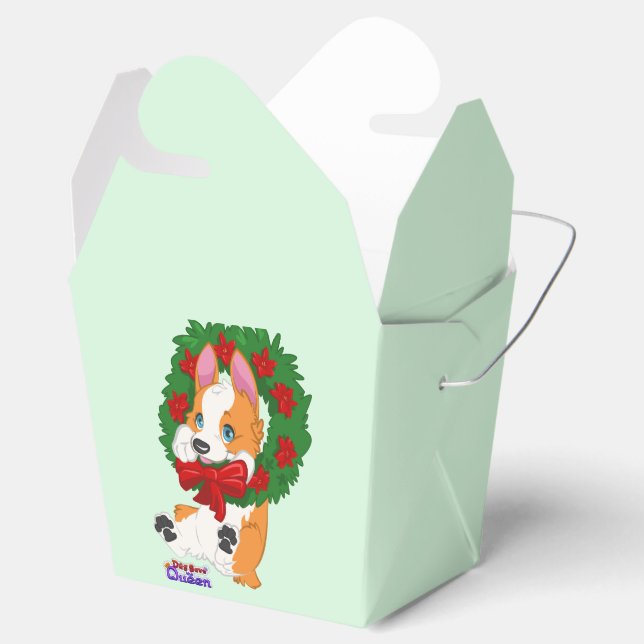 Christmas Corgi Geschenkboxen Geschenkschachtel (Geöffnet)