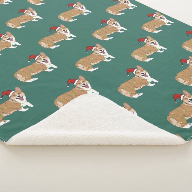 Christmas Corgi Sherpadecke (3/4)