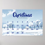 Christmas Countdown Advent Calendar Poster<br><div class="desc">Weihnachts-Countdown-Kalender-Poster</div>