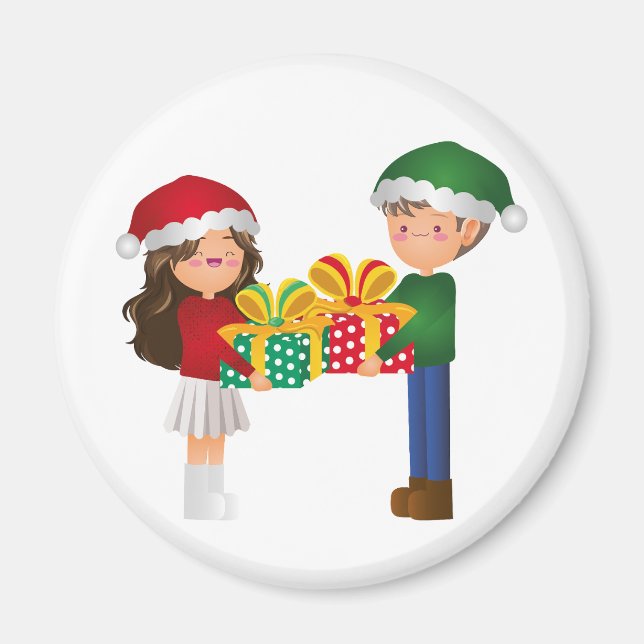 Christmas Couple Magnet (Vorne)