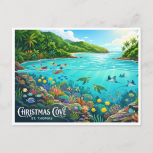 Christmas Cove Charlotte Amalie Postkarte