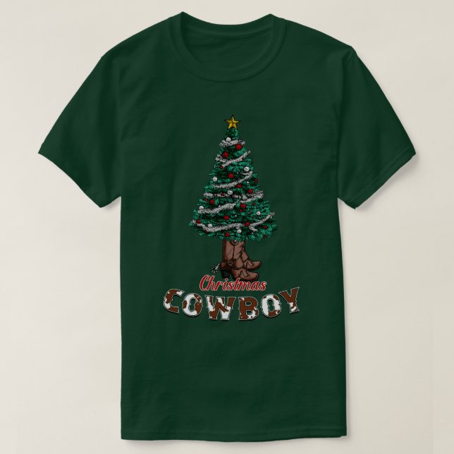 Christmas Cowboy T-Shirt (Design vorne)