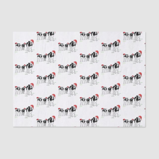 Christmas Cows Seidenpapier (Vorderseite)