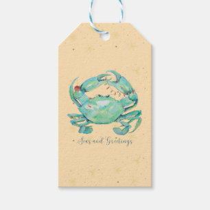 Christmas Crab Beach Geschenkanhänger