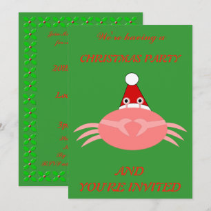 Christmas Crab Custom lädt ein Einladung