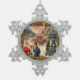 Christmas Crash Snowflake Ornament