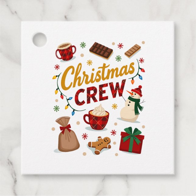 Christmas Crew (2) Geschenkanhänger (Vorderseite)