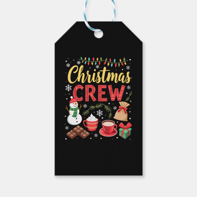 Christmas Crew (3) Geschenkanhänger (Vorderseite)