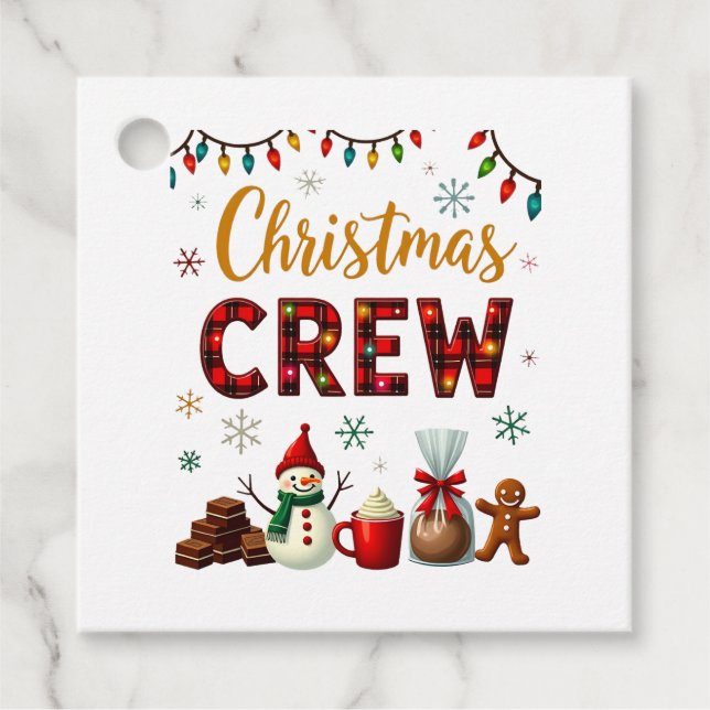 Christmas Crew (3) Geschenkanhänger (Vorderseite)