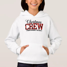 Christmas CREW – Buffalo Plaid Matching Family Hoodie