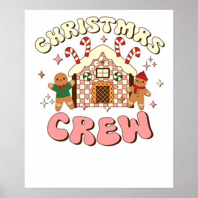 Christmas-Crew-Gingerbread Poster (Vorne)