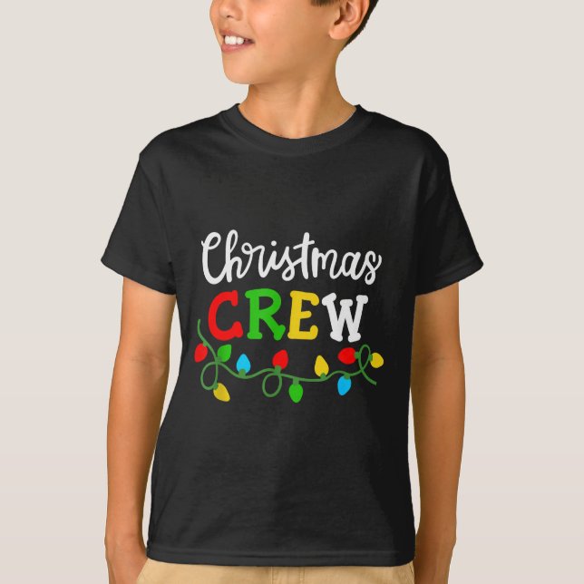Christmas Crew Matching Family Xmas Party Men Wome T-Shirt (Vorderseite)