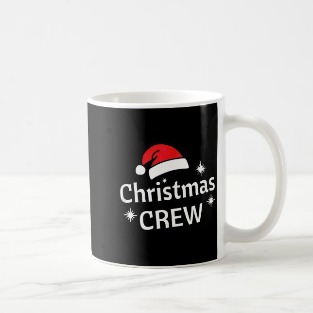 Christmas Crew Santa's Hat Merry Xmas  Kaffeetasse (Rechts)