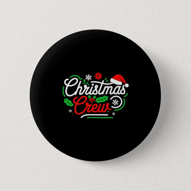 Christmas Crew Shirt Adult Men Women Kids Christma Button (Vorderseite)