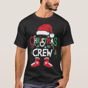Christmas Crew Xmas Squad Santa Family joke best f T-Shirt
