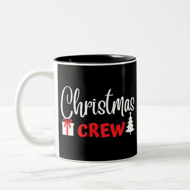 CHRISTMAS CREW ZWEIFARBIGE TASSE (Links)
