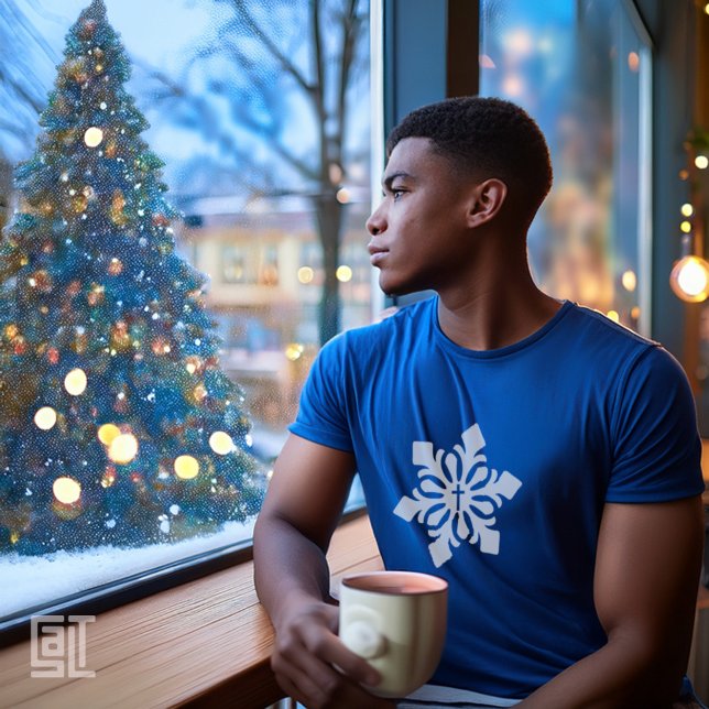 Christmas Cross Snowflake Ornate Classic T-Shirt (Von Creator hochgeladen)