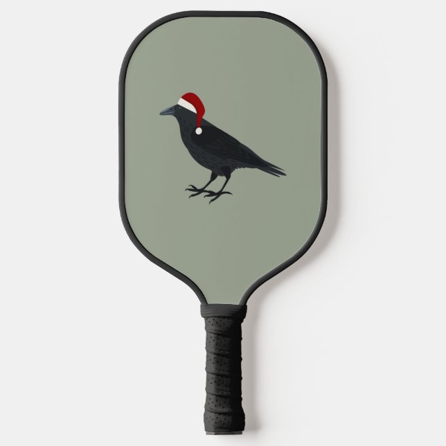 Christmas Crow Pickleball Schläger (Vorderseite)