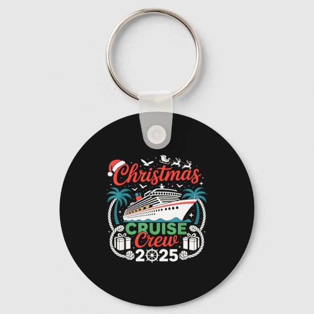 Christmas Cruise Crew 2025 Matching  Schlüsselanhänger (Vorderseite)