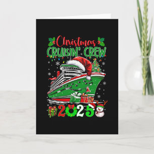 Christmas Cruisin Crew 2025 passende Familienkreuz Karte