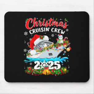 Christmas Cruisin Crew 2025 passende Familienkreuz Mousepad