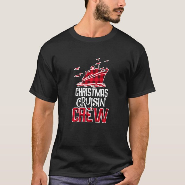 Christmas Cruisin Crew Cruise Matching Family Paja T-Shirt (Vorderseite)