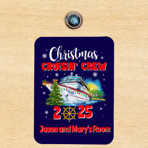 Christmas Cruisin' Crew Custom-Schiff  Magnet