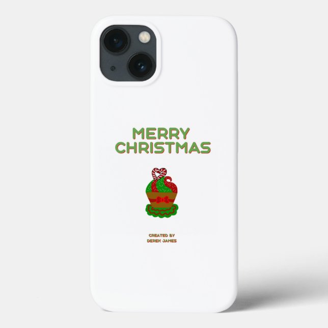 Christmas Cupcake Apple iPhone 13 Fall Case-Mate iPhone Hülle (Rückseite)