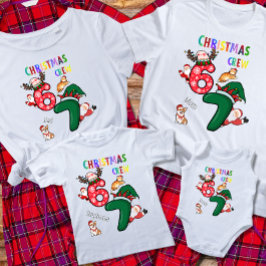 Christmas Customizable Family Crew Fun T-Shirt