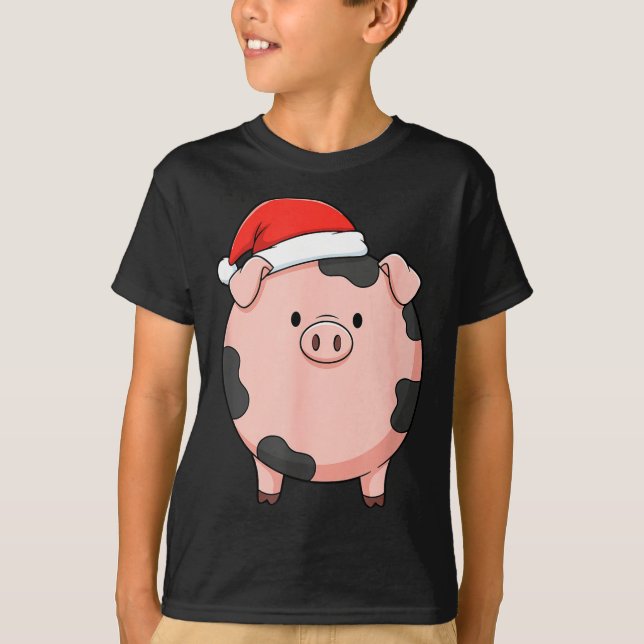 Christmas Cute G Round Nk G Holiday Art  T-Shirt (Vorderseite)