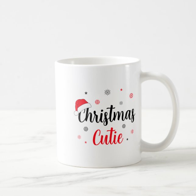 Christmas Cutie Santa Hat  Kaffeetasse (Rechts)