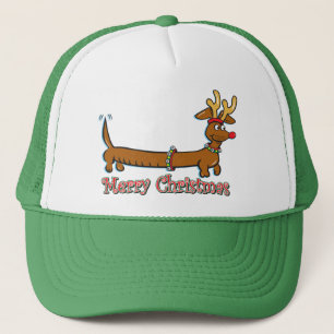 Christmas Dachshind Truckerkappe