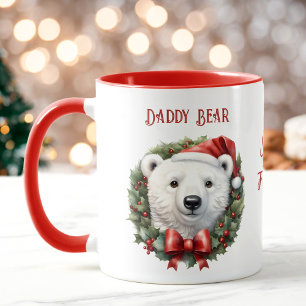 Christmas Daddy Polar Bärenname Tasse