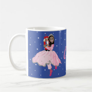 Christmas Dark Haired Ballerina Clara Kaffeetasse