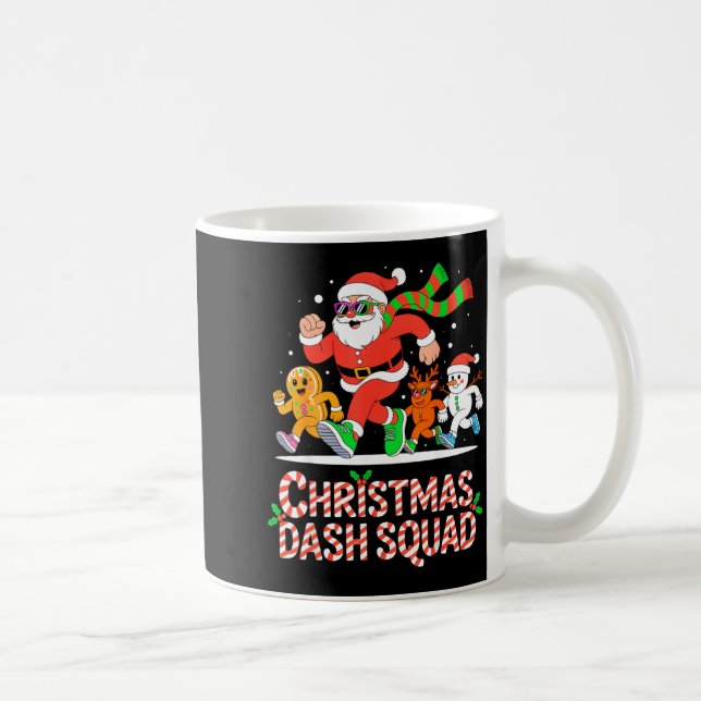 Christmas Dash Squad Running Runner Marathon Team  Kaffeetasse (Rechts)