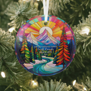 Christmas Deco Banff Nationalpark Kanada Verheirat Ornament Aus Glas