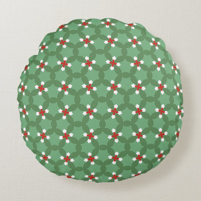Christmas decor pillow rundes kissen (Vorderseite)